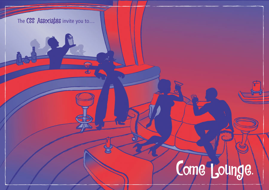 Community Service Society of New York, invitation card cover.