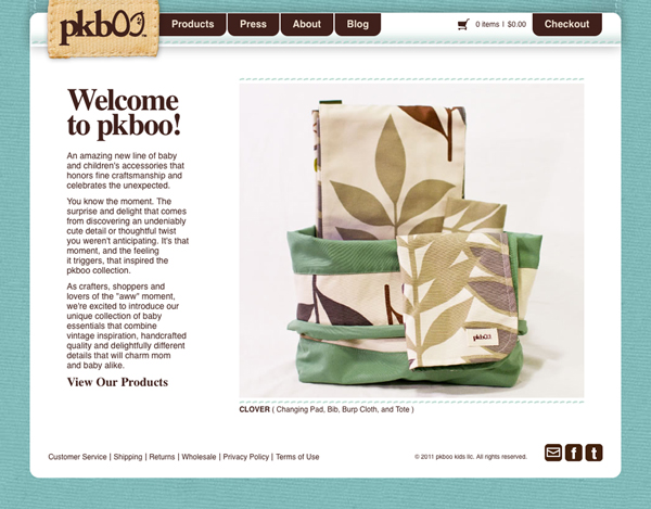 pkboo, homepage.
